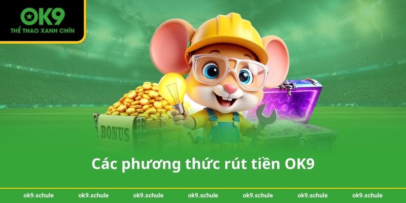 Hướng dẫn rút tiền OK9 hiệu quả – An toàn mọi giao dịch 2 Các phương thức rút tiền OK9